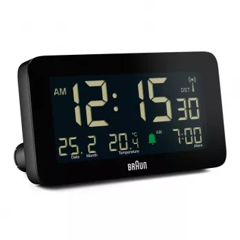 Braun BC10 Digitaalne äratuskell Must