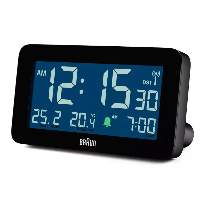 Braun BC10 Digitaalne äratuskell Must