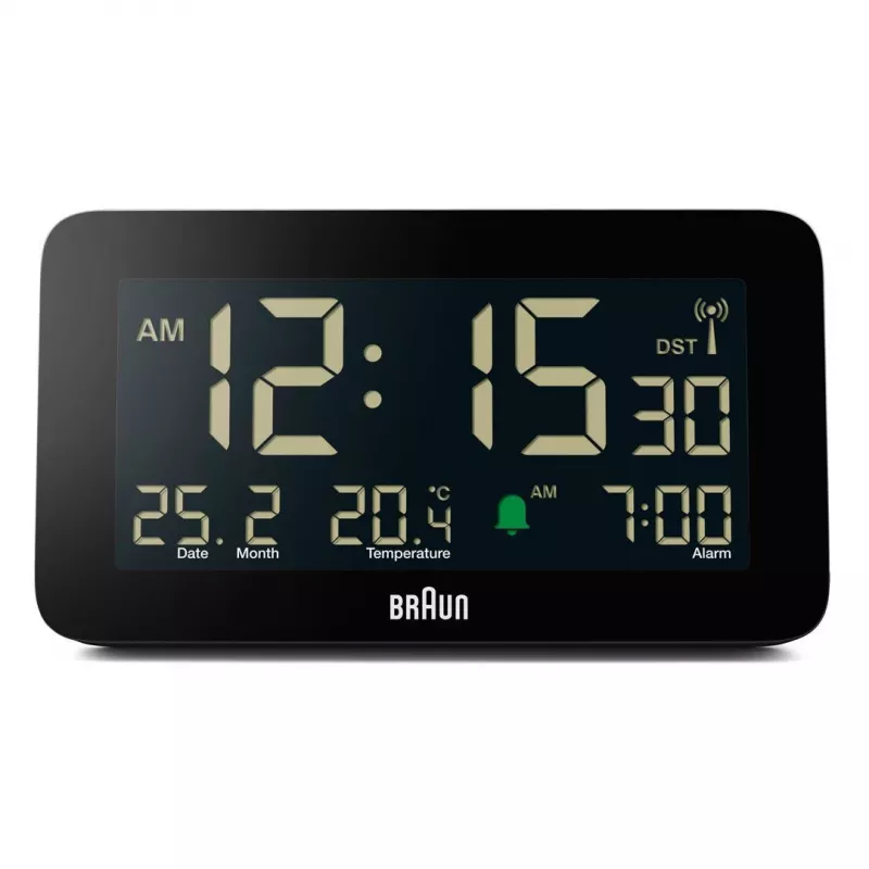 Braun BC10 Digitaalne äratuskell Must
