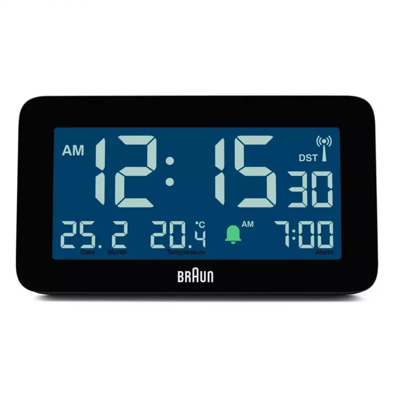 Braun BC10 Digitaalne äratuskell Must
