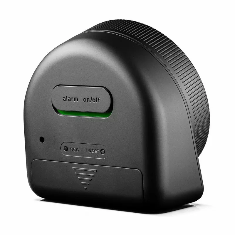 Äratuskell BRAUN BC 24 B DCF must — raadio teel juhitav äratuskell digitaalse ekraaniga