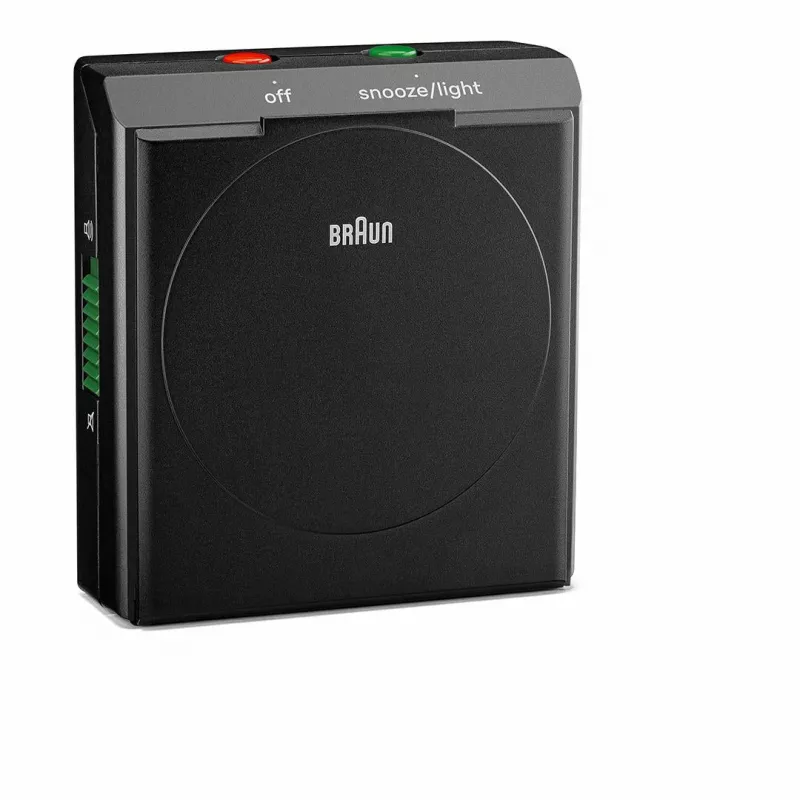 Äratuskell BRAUN BC 05 B Quartz Foldable Must — kompaktne reisikell kvartsmehhanismiga