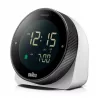 Braun BC24W-DCF seina-/lauakell Raadio teel juhitav kell Ristkülik Must, Valge