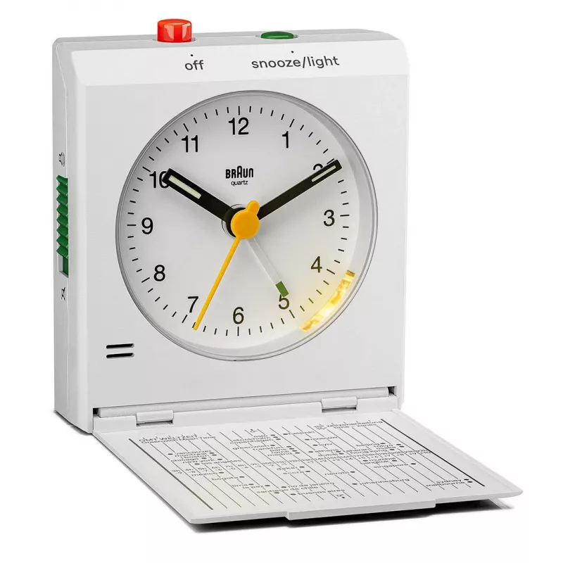 Braun BC05W seina-/lauakell Analoogkell Ristkülik Valge