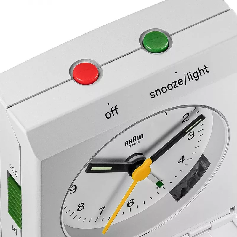 Braun BC05W seina-/lauakell Analoogkell Ristkülik Valge