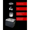 Unold Doppio kompressor-jäätisemasin 2,4 l 250 W must, satiinteras