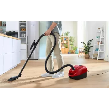 TrummeltoImuimeja Bosch Serie 4 BGD38RD1H, 600 W, 4 L tolmukott, kuivpuhastus, punane