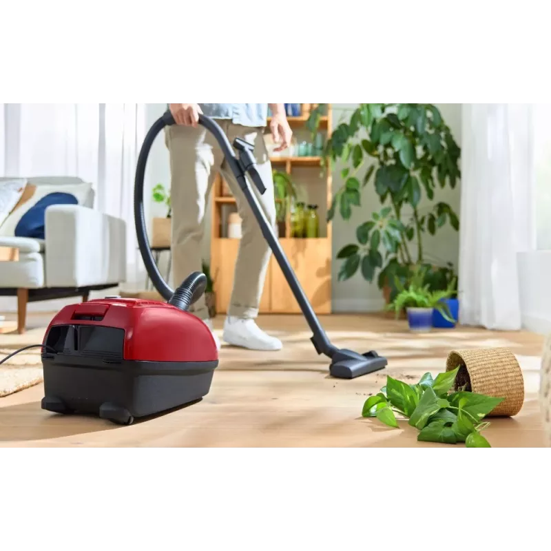 TrummeltoImuimeja Bosch Serie 4 BGD38RD1H, 600 W, 4 L tolmukott, kuivpuhastus, punane