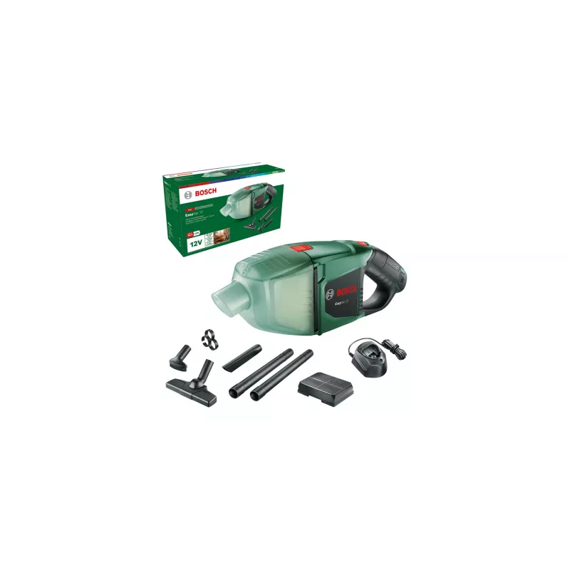Bosch EasyVac 12 2-in-1 pulkpuhastaja kuiv kotita Must, Roheline 2,5 Ah