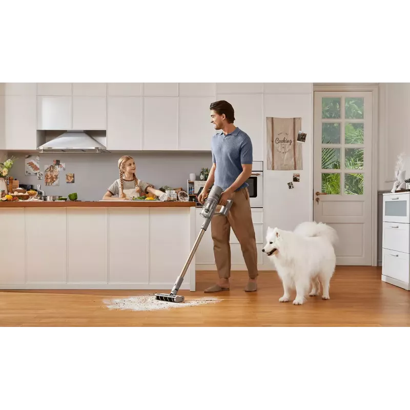 Dreame Z10 Station 2-in-1 juhtmevaba varstolmuimeja ilma kotita, 150 AW, 481 W, tööaeg 65 min, beež