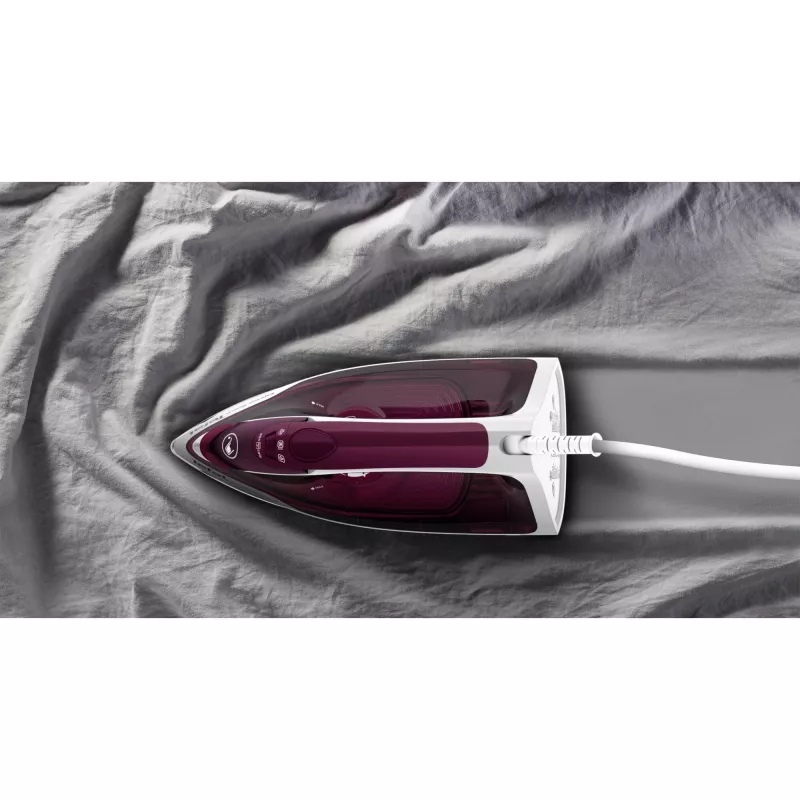 Tefal Express Steam FV2835E0 triikraud Kuiv- ja aurutriikraud Cerilium tald 2400 W Lilla, Valge