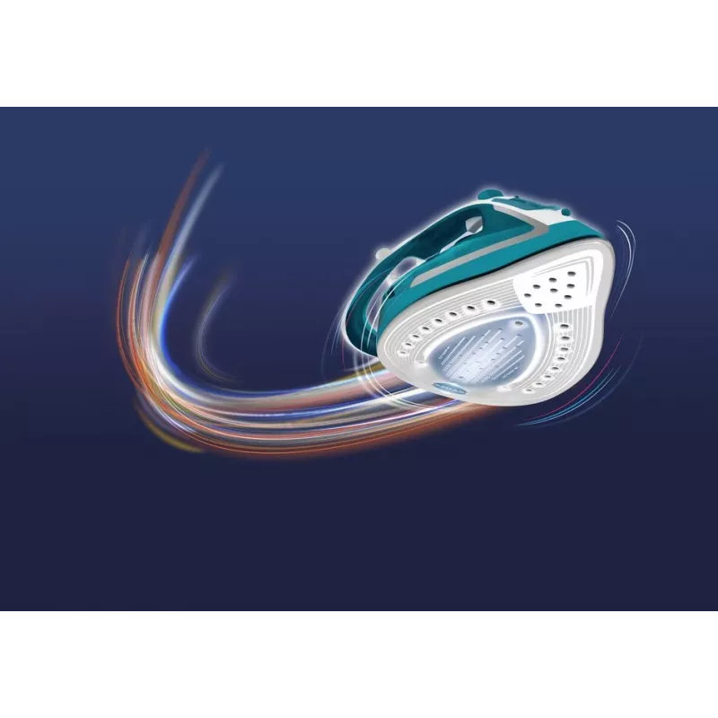 Tefal EasyGliss Plus FV5737 kuiv- ja aurutriikraud Durilium tallaga 2500 W türkiissinine, valge