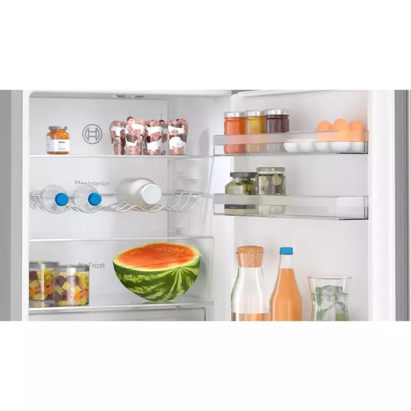 Bosch Serie 4 KGN36VICT külmik-sügavkülmik Eraldiseisev 321 L Roostevaba teras