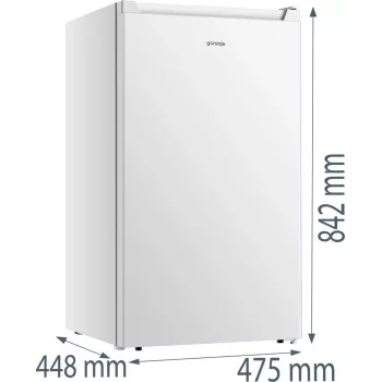 Gorenje F39EPW4 sügavkülmik eraldiseisev 61 L valge