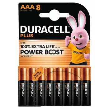 Duracell Plus ühekordne patarei AAA Leelispatarei