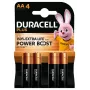 Duracell Plus AA leelispatareid, ühekordsed, 1,5 V, 4 tk, 50 mm