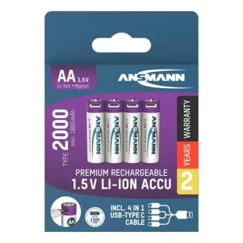 Laetav aku Ansmann 1312-0036 AA liitium-ioon