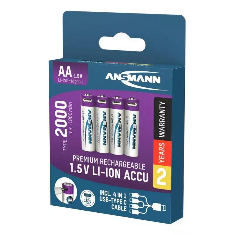 Laetav aku Ansmann 1312-0036 AA liitium-ioon