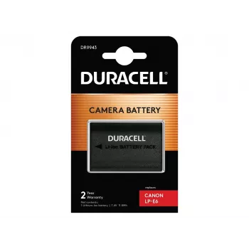 Camera Battery Duracell DR9943 LP-E6 1600mAh Li-Ion