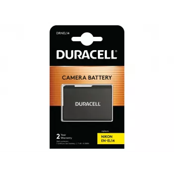 Duracell kaamerapatarei - asendab Nikon EN-EL14 patareid, 1100 mAh, 7,4 V, liitiumioon (Li-Ion)