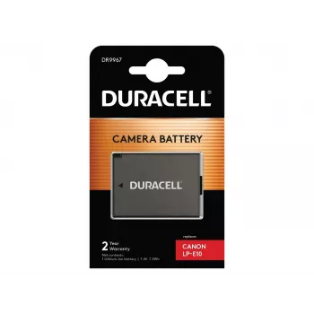 Duracell kaamera aku - asendab Canon LP-E10 akut