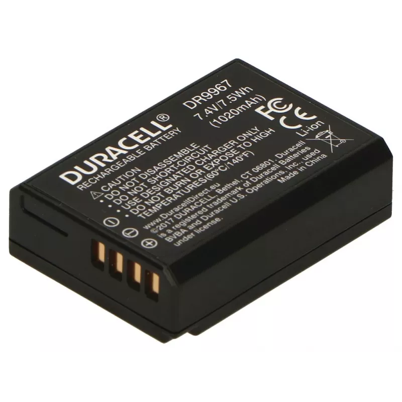 Duracell kaamera aku - asendab Canon LP-E10 akut