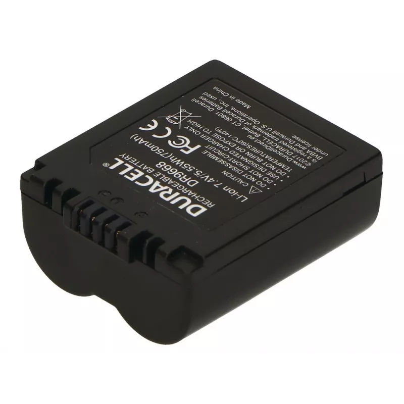 Camera aku Duracell DR9668, liitiumioon, 750 mAh, 35x44x18 mm