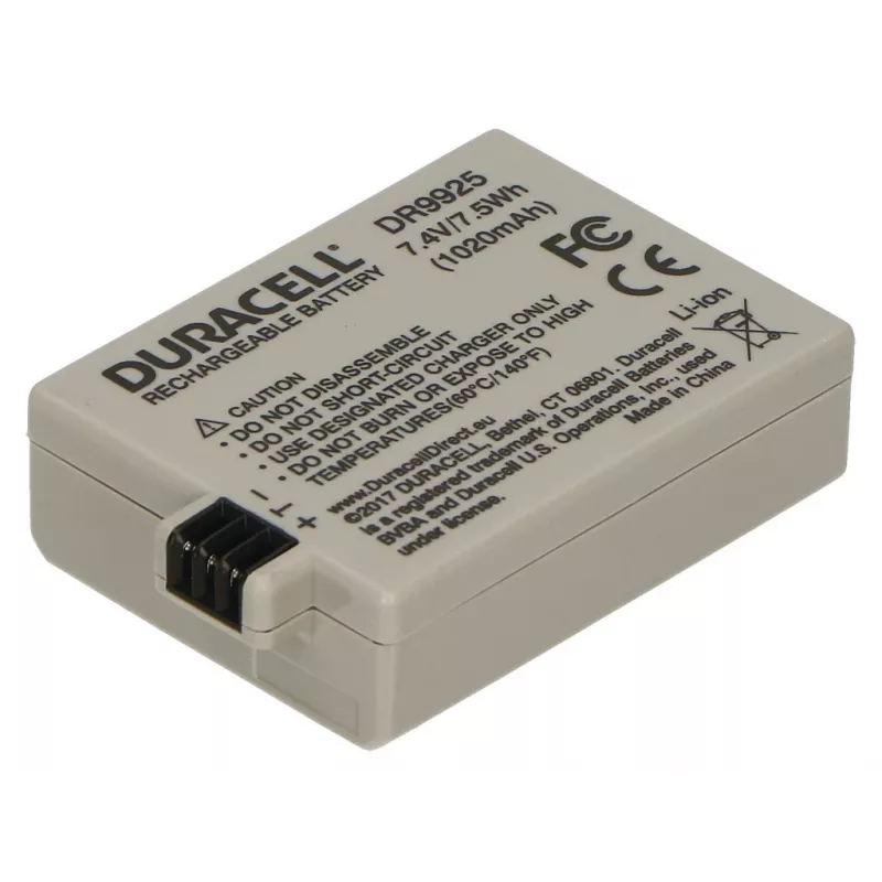 Duracell kaamerapaku - asendab Canoni LP-E5 akut, 1020 mAh, 7,4 V, liitium-ioon (Li-Ion)
