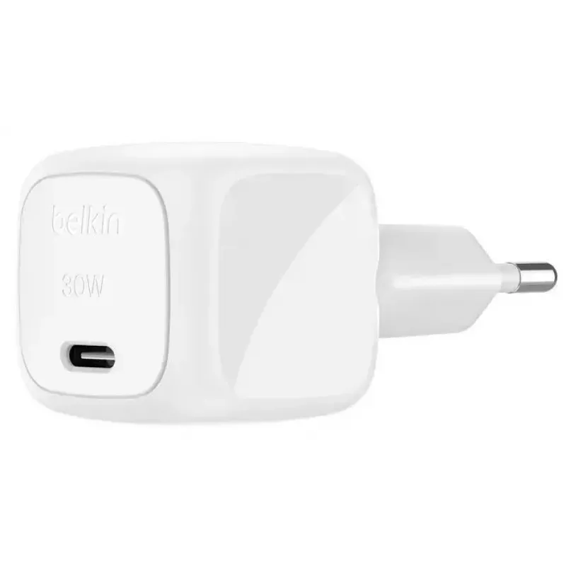 Laadija Belkin WCA008kq1MWH-B6 siseruumide vahelduvvoolu kiirlaadija sülearvuti nutitelefon tahvelarvuti