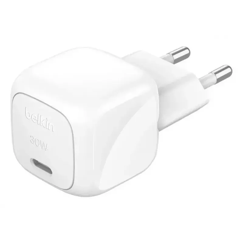 Laadija Belkin WCA008kq1MWH-B6 siseruumide vahelduvvoolu kiirlaadija sülearvuti nutitelefon tahvelarvuti