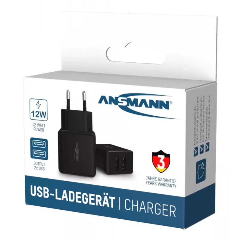 Laadija Ansmann HC212 Universal Must AC Indoor