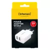 Siselaadija Intenso POWER ADAPTER 2XUSB-A/7802412 Universal Valge AC