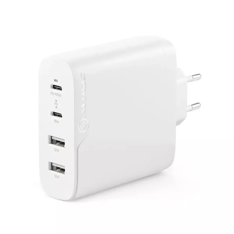 Laadija ALOGIC 4X100 Universal Valge USB Indoor