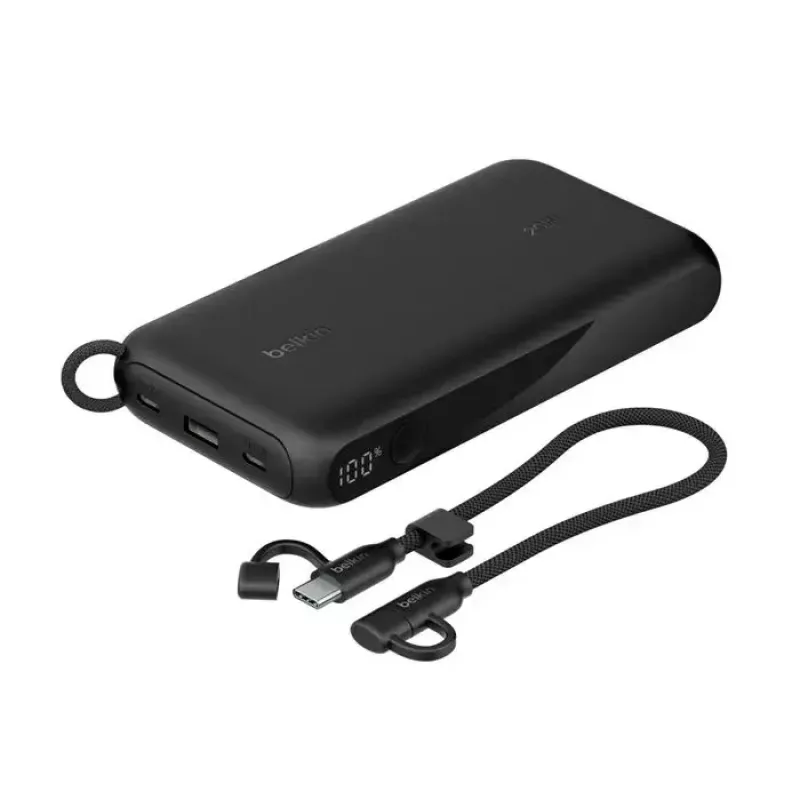 Akupank Belkin BPB028HQBK 20000 mAh, 2× USB-C, 1× USB-A, must