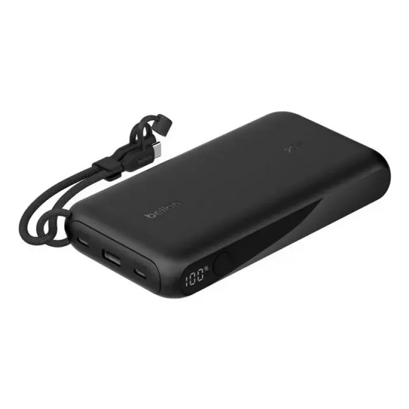 Akupank Belkin BPB028HQBK 20000 mAh, 2× USB-C, 1× USB-A, must