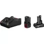 Bosch 1 x GBA 12V 2,0 Ah + 1 x GBA 12V 4,0 Ah + GAL 12V-40 Professional akulaadija majapidamisaku vahelduvvool