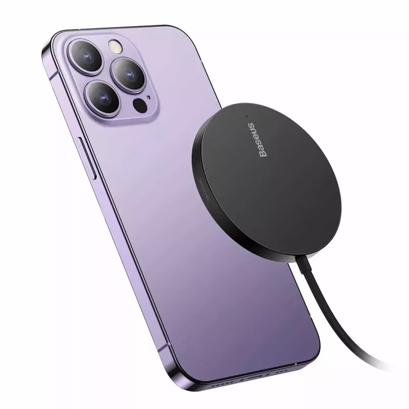Laadija Baseus CCJJ040001 Juhtmeta Sisekasutuseks USB Must nutitelefonidele