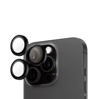 PanzerGlass ® Hoops® kaamera objektiivi kaitse must iPhone 16 Pro | 16 Pro Max