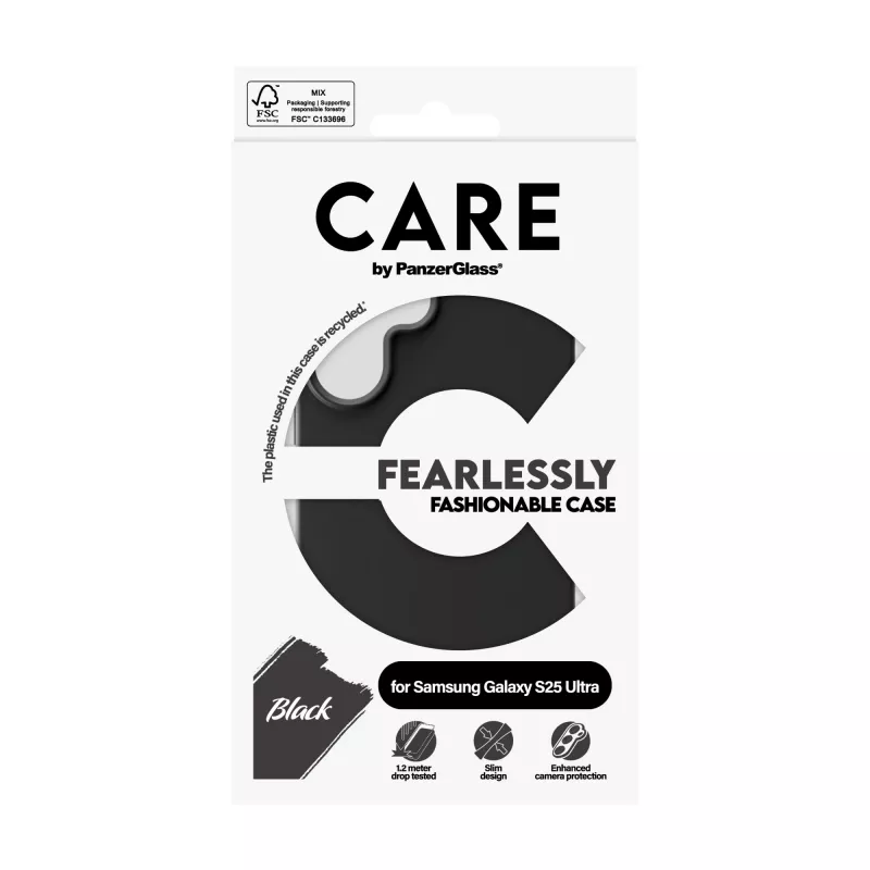 PanzerGlass CARE™ by ® ümbris must Samsung Galaxy S25 Ultra
