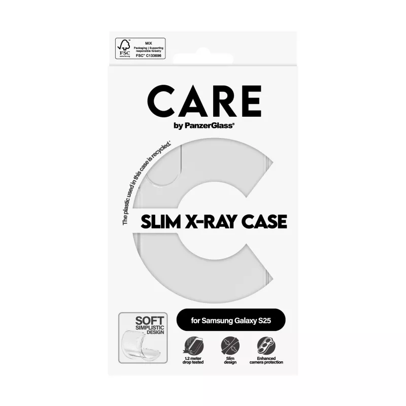 Cover PanzerGlass Samsung Galaxy S25 Transparent X-Ray Soft Basic