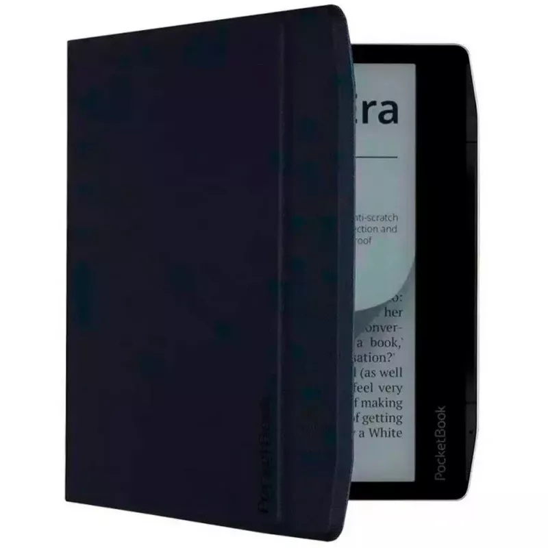 Tahvelarvuti ümbris PocketBook HN-QI-PU-700-WB-WW — kaitseümbris 7-tollistele seadmetele, sinine