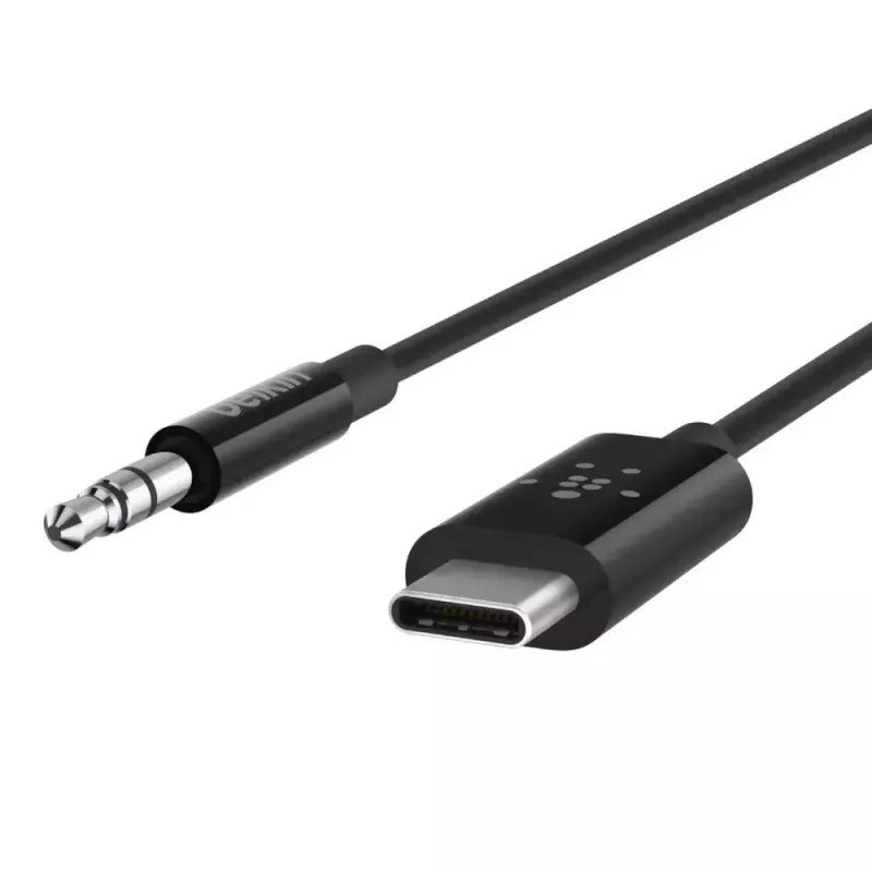 Belkin RockStar 3,5 mm helikaabel USB-C-pistikuga