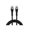 Conceptronic ETTA01B20 USB C-C PD 3.0 100W kiirlaadimiskaabel 2M, 20V 5A, 480Mbps, E-Mark