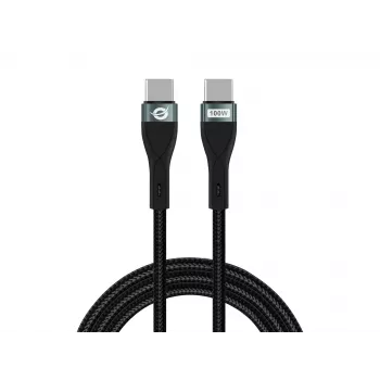 Conceptronic ETTA01B20 USB C-C PD 3.0 100W kiirlaadimiskaabel 2M, 20V 5A, 480Mbps, E-Mark