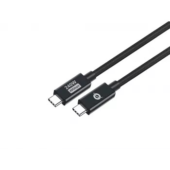 Conceptronic ETTA04B20 USB 4.0 Gen 3 C-C PD 3.1 240W kaabel 2m, 48V 5A, 40Gbps, E-Mark