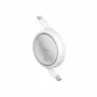 USB-kaabel Baseus Free2Pull 1 m USB-C valge