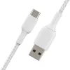 USB-kaabel Belkin CAB002BT3MWH 3 m USB A USB C Valge