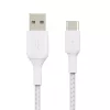 USB-kaabel Belkin CAB002BT3MWH 3 m USB A USB C Valge