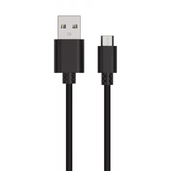USB-kaabel Ansmann 1700-0129 1m USB A Micro-USB B Must