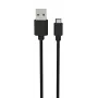 USB-kaabel Ansmann 1700-0129 1m USB A Micro-USB B Must